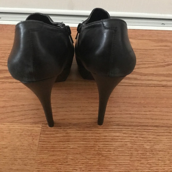 Aldo Hoots Booties Black Leather - Picture 3 of 8